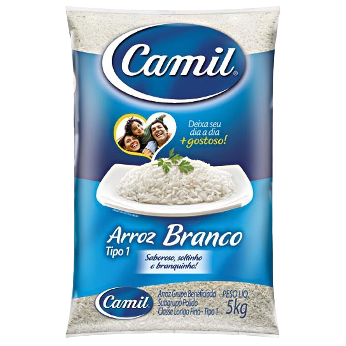 ARROZ BRANCO CAMIL 5KG