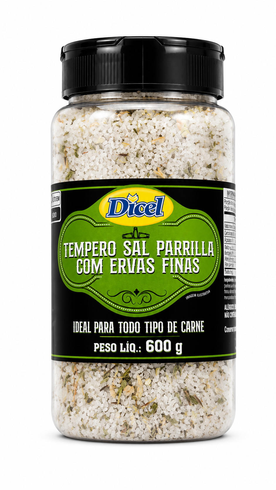 Sal para Churrasco Parrilla com Ervas Finas Dicel - 600g
