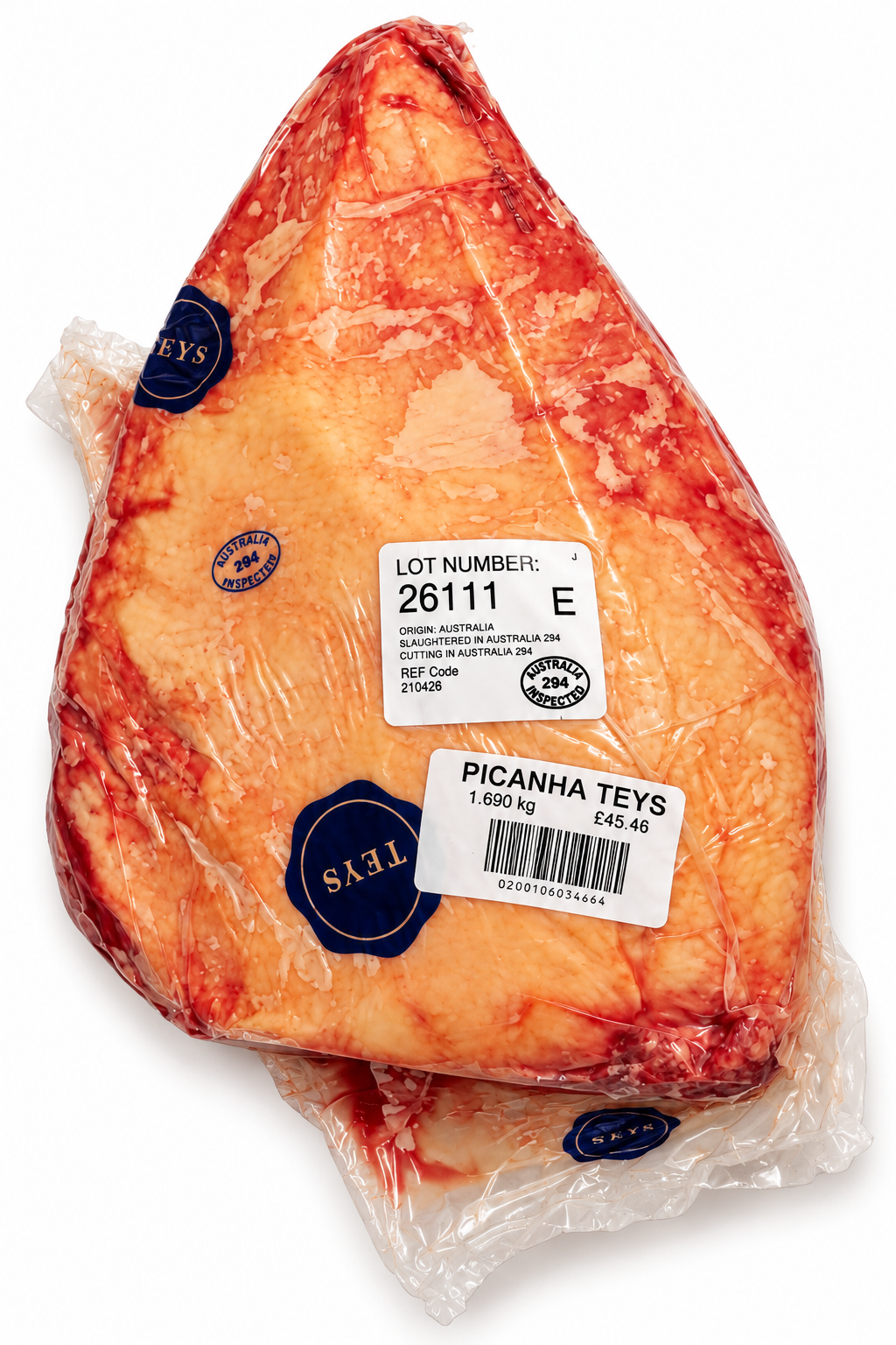 Picanha Bovina Australiana Teys - 1,690kg