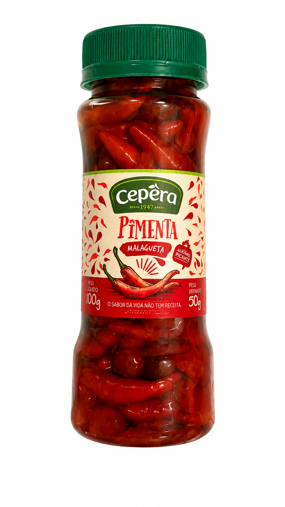 Pimenta Malagueta Vermelha Cepêra - 100g
