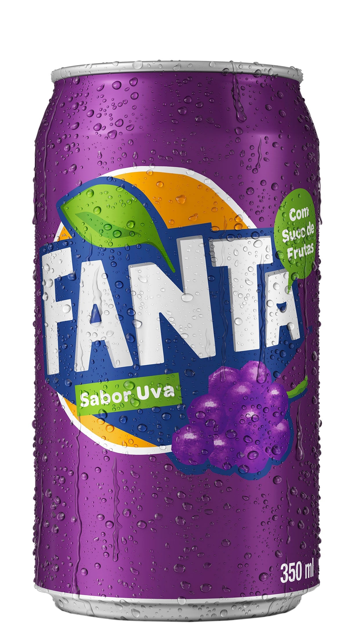 Refrigerante Fanta Uva - Lata 350ml