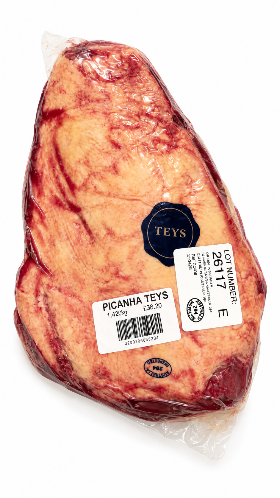 Picanha Bovina Australiana Teys - 1,420kg
