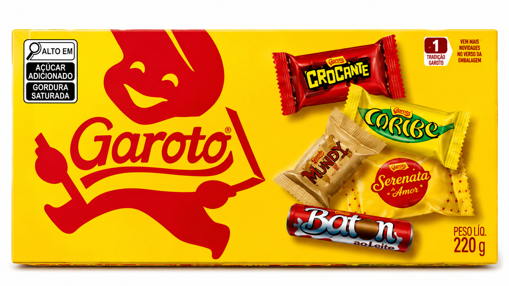 Bombom Sortido Garoto - 220g