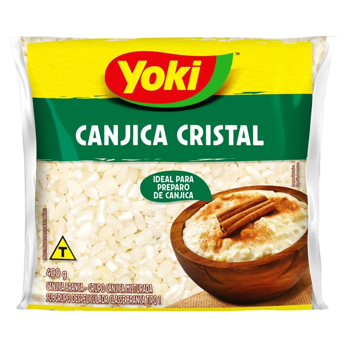 Canjica de Milho Branco Cristal Yoki - 400g