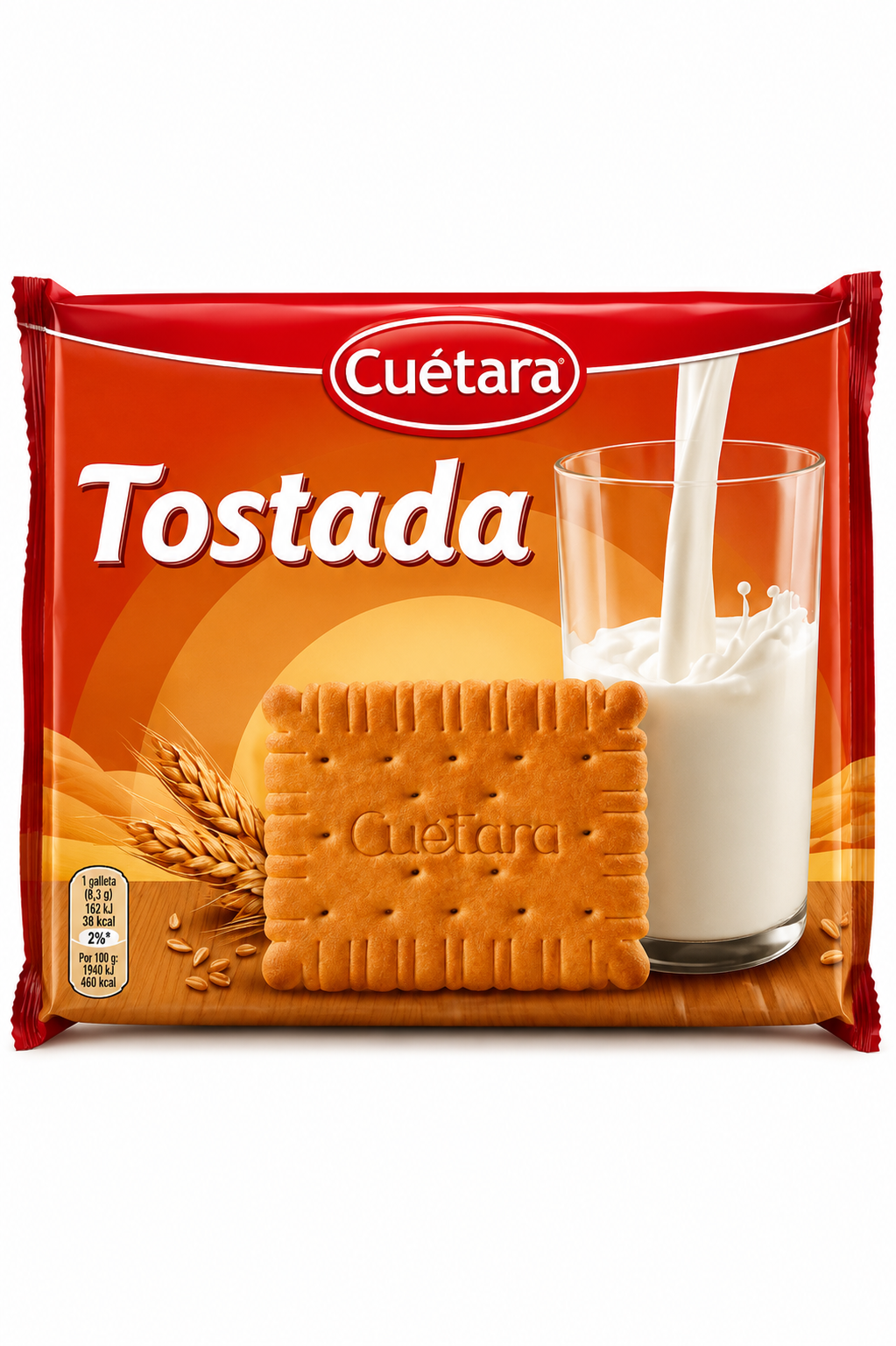 BOLACHA LEITE TOSTADA CUETARA 800G