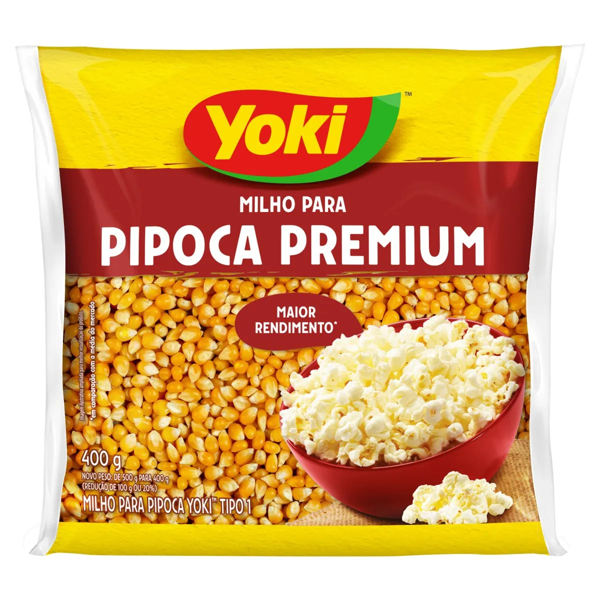 Milho para Pipoca Premium Yoki - 400g