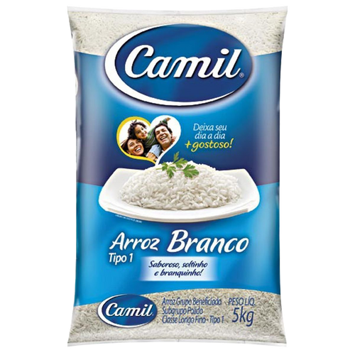 ARROZ BRANCO CAMIL 5KG