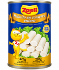 Palmito em Conserva Inteiro Zaeli - 425g | Whole Hearts of Palm 425g
