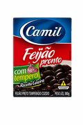 Feijão Preto Pronto com Tempero Camil - 380g