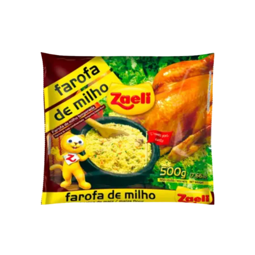 Farofa de Milho Pronta Tradicional Zaeli – 500g