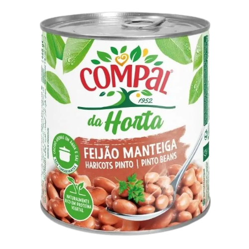 Feijão Manteiga Compal – Lata 845g