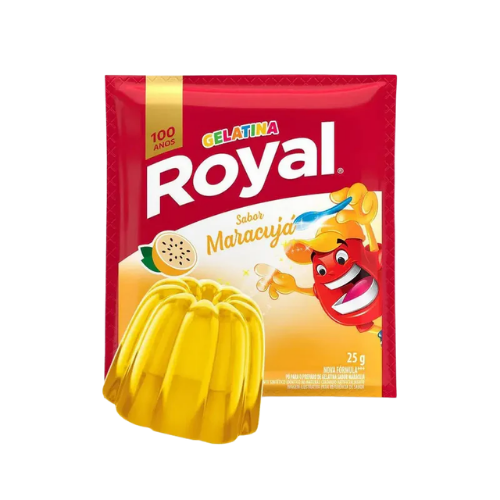 Gelatina de Maracujá Royal – Embalagem Familiar 114g