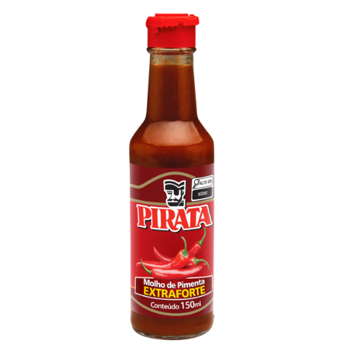 Molho de Pimenta Extra Forte Pirata – 150ml