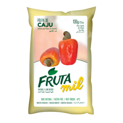 Polpa de Caju Congelada Fruta Mil – 100g