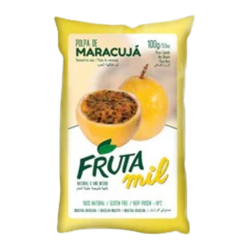 Polpa de Maracujá Congelada Fruta Mil – 100g