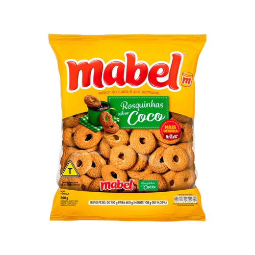 Rosquinhas Sabor Coco Mabel – 300g