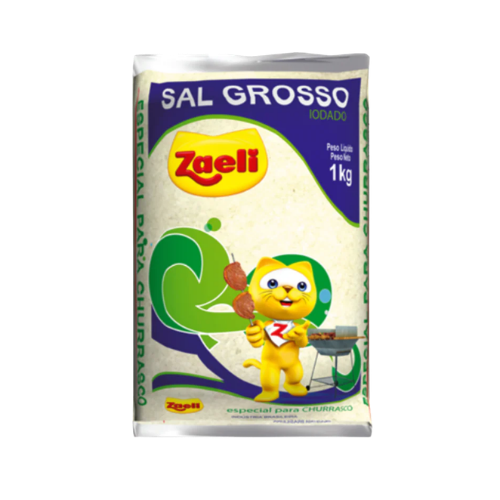 Sal Grosso para Churrasco Zaeli – 1kg