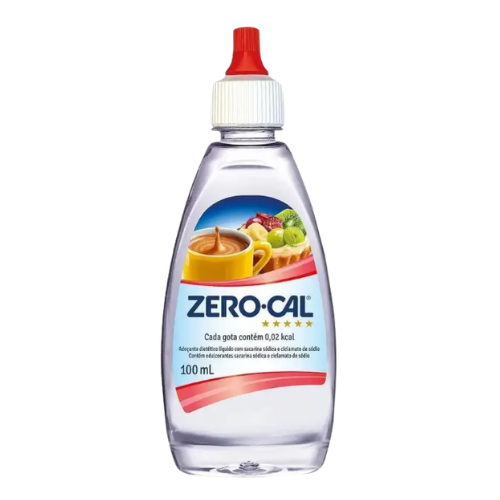 Adoçante Líquido Zero-Cal Sacarina – 100ml