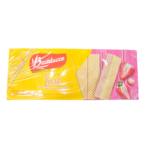 Biscoito Wafer Sabor Morango Bauducco – 140g