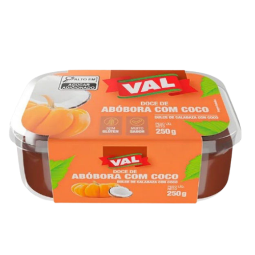 Doce de Abóbora com Coco Val – 250g
