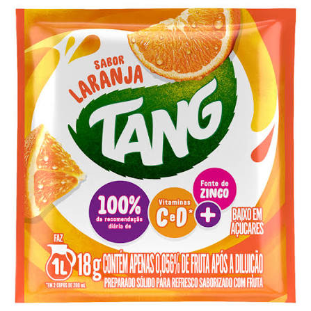 Suco em Pó Tang Sabor Laranja com Vitamina C - 18g